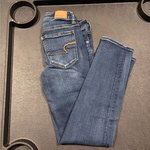 American Eagle Outfitters Dark Blue Denim jeans short